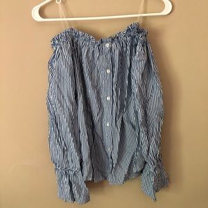 charlotte russe off the shoulder top